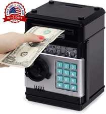 Alcancía Electrónica Mini ATM para Niños, Caja de Ahorros con Contraseña Segura picture