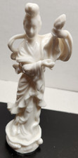 Oriental White Porcelain Lenwile China Ardalt Figurine - possibly a Geisha picture