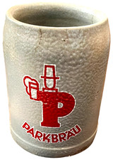 PARKBRAU 0.5 Liter Vintage Beer Stein / Beer Mug picture