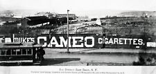 c.1880 SAN FRANCISCO BAY DISTRICT RACE TRACK w/FULTON STREET CABLE CAR~NEGATIVE picture