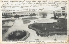 Court House Plaza Prescott Arizona AZ Timerhoff Druggist 1908 Postcard picture