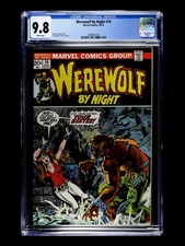 Werewolf By Night #10 Marvel 1974 CGC 9.8 WP / Tom Sutton Art / Bronze Horror picture