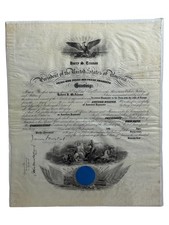 1947 Harry S. Truman U.S. Navy Commission Certificate Signed James Forrestal picture