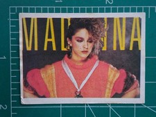 1986 ROCK STARS MUSIC CARD STICKER Brazil MADONNA #45 RARE picture