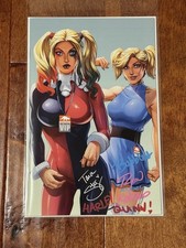 CON ARTISTS #2 signed Ryan Kinkaid & Tara Strong Harley Quinn Bubbles Actor picture