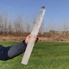 4.69lb Natural Clear Quartz Obelisk Cystal Energy Point Wand Tower Reiki Healing picture