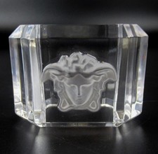 Rosenthal Versace Crystal Treasury Napkin Ring Home Collection Set of 6  picture