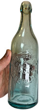Antique Bibbey & Ferguson Glens Falls New York NY Blob Top Blobtop Bottle 1880s picture