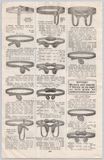 Antique Medical Trusses & Supporters Frank S. Betz Catalog Page 1910s Ephemera picture
