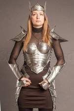 Halloween Medieval Armor Fullset Lady Larp Elf Princess of the war fantasy Armor picture