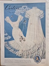 1954 Women's Carter's Junior Gown Peignoir Honeymoon bound Vintage Fashion Ad  picture