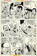 Original Comic Art - Marvel Team Up Annual 1 pg 22 1976 Sal Buscema art picture