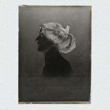 Antique 1900s Stage Actress Glass Negative Plate 5