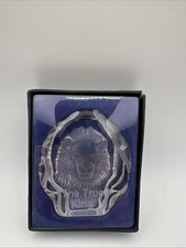 Vintage TrueKing Lead Crystal Lion. picture