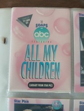 1991 Star Pics Abc All My Children 72 Card Set W/ Checklist M/ NM CONDITION picture