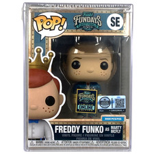 Funko Pop Cave FREDDY FUNKO as Marty McFly LE ROYALT 3000 pcs QUEST FOR GRAIL picture
