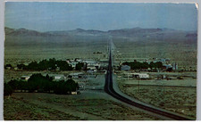 Baker, California - An Oasis in the desert - View of the Baker Grade - 1952 picture