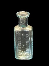 Antique Dr Tichenor's Antiseptic Miniature Bottle Sherrouse Medicine New Orleans picture