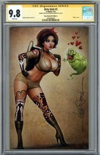 ZIRTY GIRLZ #3 CGC 9.8 SS SIGNED SKETCH NATHAN SZERDY GHOST BUSTED VIRGIN POP 2 picture