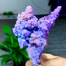 198G Natural purple texture stone crystal,Heteropolar of Chinese blue aragonite picture