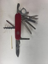 Officier Suisse Rostfrei Victorinox Swiss Army Knife MultiTool 15 Tool Vintage picture