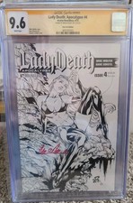 LADY DEATH: Apocalypse #4 CGC 9.6 SS SIGNED BRIAN PULIDO - Pure Art Edition picture