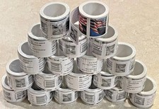 10 Roll Of 100 U.S. Flag First Class US Postage Stamps New Seal 2024 1000pcs picture