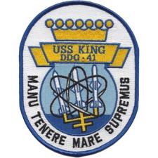 USS King DDG-41 Guided Missile Destroyer Ship Patch picture