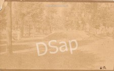 J8/ Van Wert Ohio RPPC Postcard c1910 Park Scene Trees 138 picture
