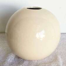 Cream Ceramic Spherical Vase picture