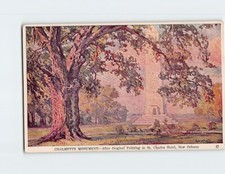 Postcard Chalmette Monument Painting in St. Charles Hotel New Orleans Louisiana picture