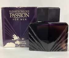 Elizabeth Taylor Passion For Men AFTER SHAVE 4oz Splash AS PICTURED damaged Box picture