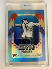 2026 Keepsake Elvis Presley Base #11 037/100 Blue Foil Encased picture