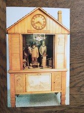 The Village Blacksmith Clock Spillville Iowa Postcard picture