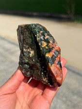 465g  Rare Natural Raw Ocean Jasper Rough Quartz Crystal Mineral Specimen picture