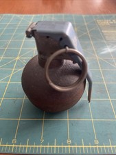 Vintage M67 US Military Inert Metal Baseball Hand Grenade Paperweight Training picture