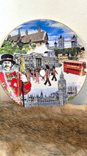 London Round Vintage February 1984 Collector’s Plate Farm Bureau Insurance Plate picture