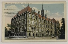 Central High School ~ Scranton, Pennsylvania PA ~ Antique 1920s Postcard picture