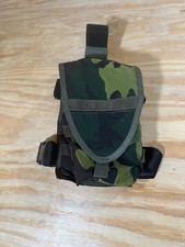 Paraclete Breacher Pouch Woodland Camo Drop Leg MOLLE Utility Medium NOS picture