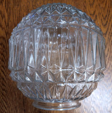 Vintage Indiana Glass Diamond  Pattern Press Glass 8