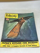 1942 JANUARY 31 LIBERTY MAGAZINE - JAPAN'S OUTLINE FOR MURDER - Wartime WWII picture