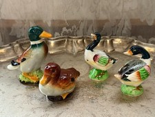 VINTAGE GOEBEL MALLARD RING NECK DUCKS & JAPAN GEESE SALT & PEPPER SHAKER SETS picture