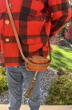 VTG Estwing 24A Camping/Throwing Hatchet, Original Leather Sheath&Colonial Pouch picture