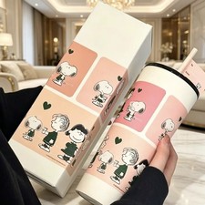 2026 New Starbucks X Peanuts Snoopy 24oz Stainless Steel Thermos With Box picture