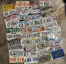 BULK Mixed US License Plate LOT OF 40+ Roadkill Craft 20+ STATES CANADA USA picture