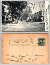 Standard Main Street Danielson Connecticut Streetcar Postcard picture