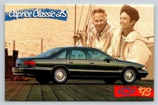 1993 Chevrolet Caprice Classic LS Car Advertising Promo Postcard Auto picture