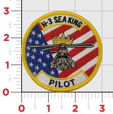 H-3 SEA KING PILOT EMBROIDERED PATCH picture