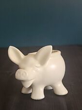 Vintage Pottery Happy Pig  Big Ears Farmhouse Country BBQ EUC picture