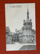 CHANTILLY FRANCE~1909 Antique Postcard~ LA CHAPELLE ET LE PONT-LEVIS picture